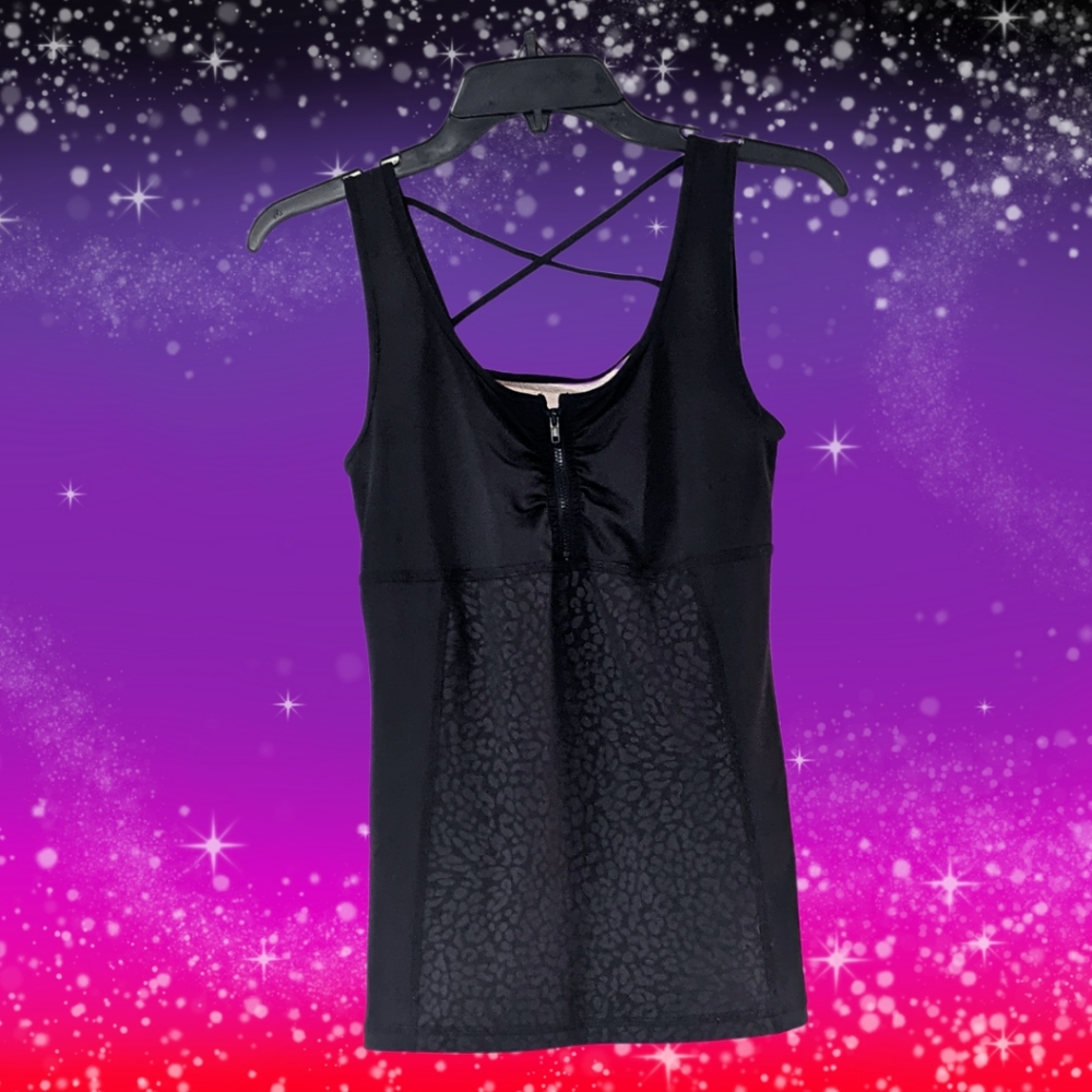 Material Girl Caged Workout Top